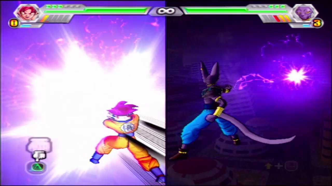 💥 CHOQUE DE PODERES DE DRAGON BALL Z BUDOKAI TENKAICHI 3/4 BETA 8 HQ VERSION PARTE 14 - PS2 GAMEPLAY