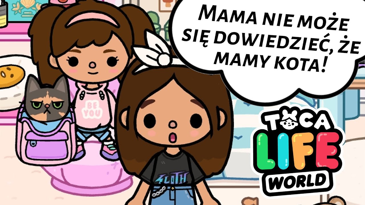 TOCA BOCA 🐱 Blanka i Julka ukrywają kota przed mamą! 🙈 TOCA LIFE WORLD 🌍 #tocaboca