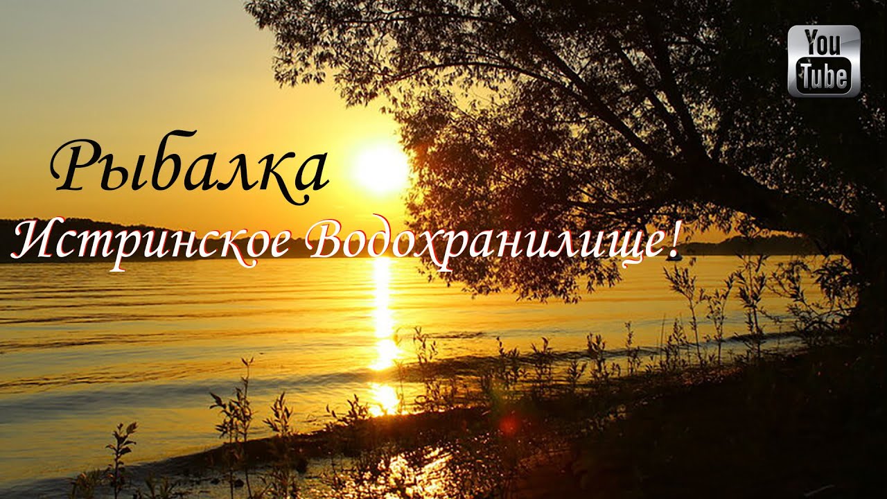 Рыбалка на Истринском Водохранилище   река Истра, Московская область, Истринский район