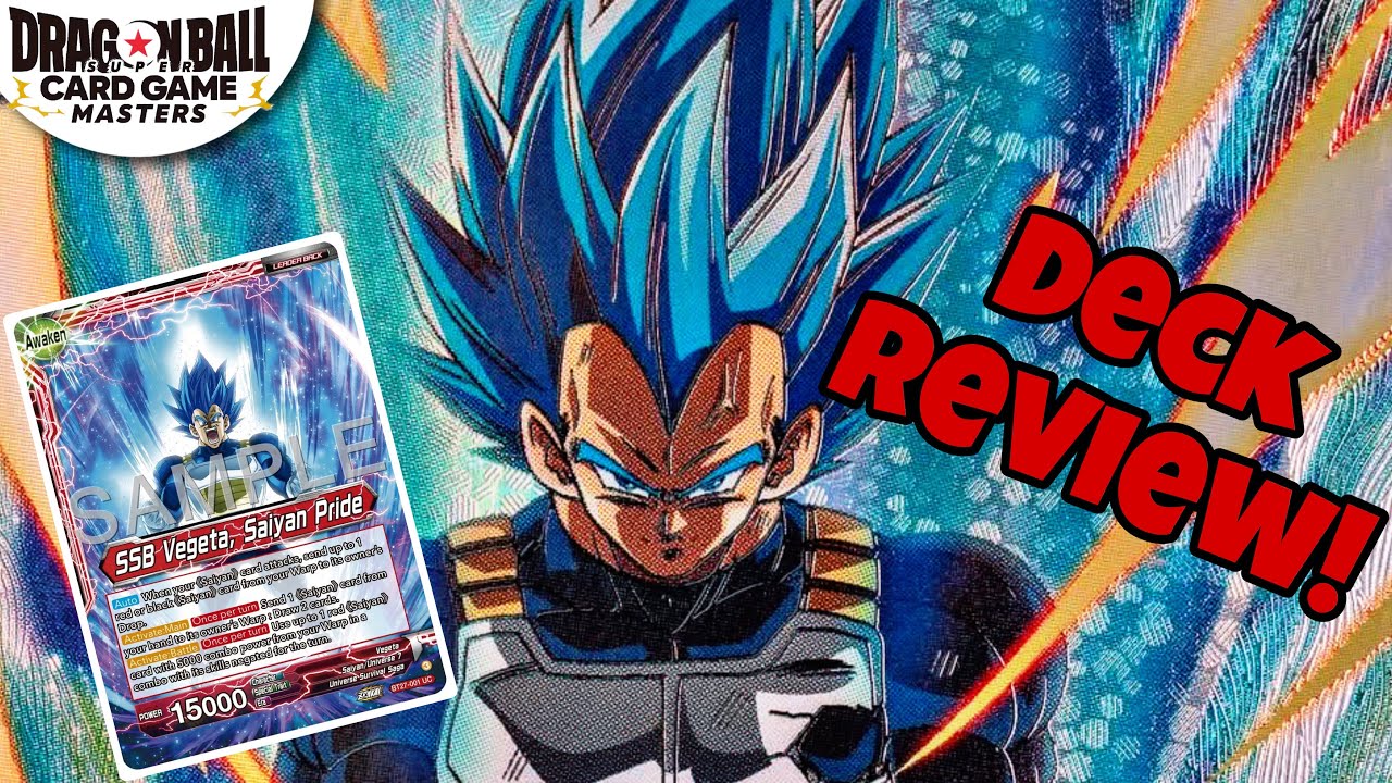 The NEW BEST Saiyan Deck! BT27 Red Vegeta Deck Review + Decklist! (DBS Card Game Masters)