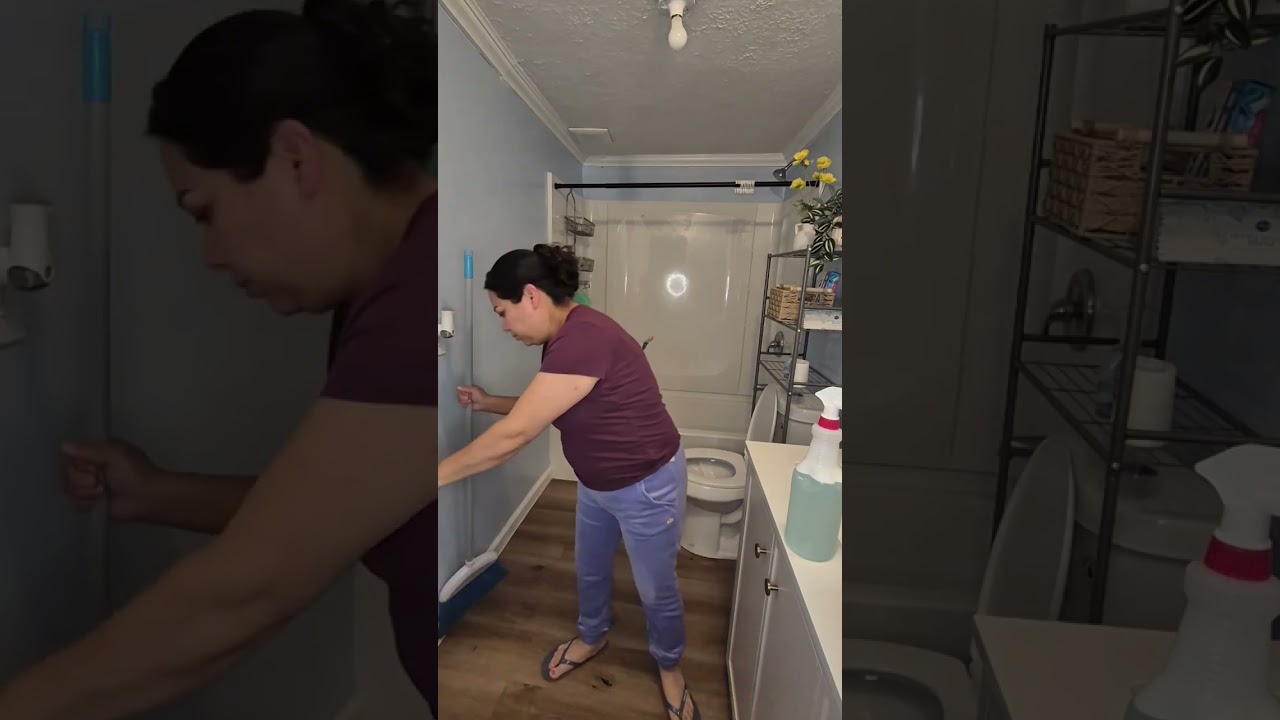 Limpiando mi baño 🛁 