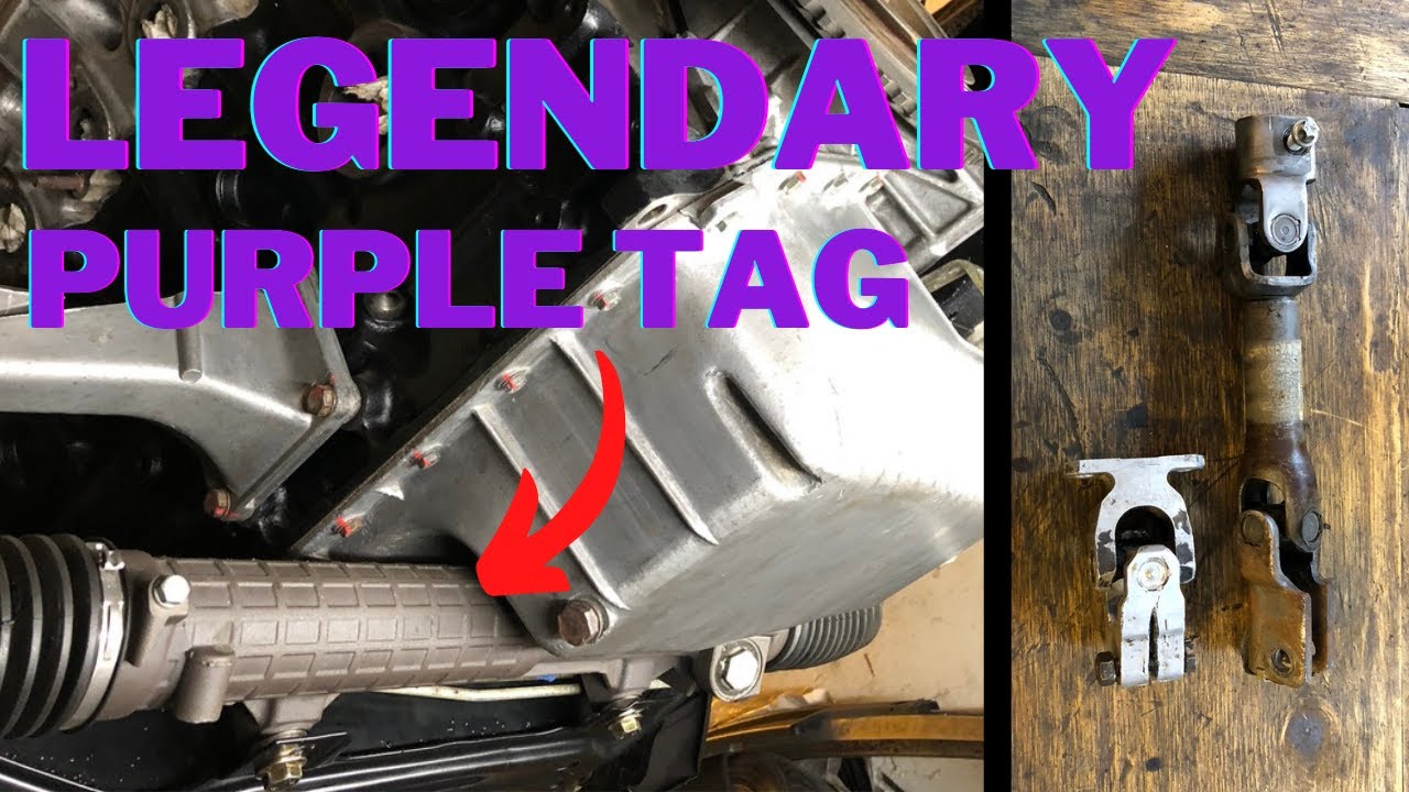 Pt. 25 BMW E30 Purple Tag E46 Power Steering Rack Swap