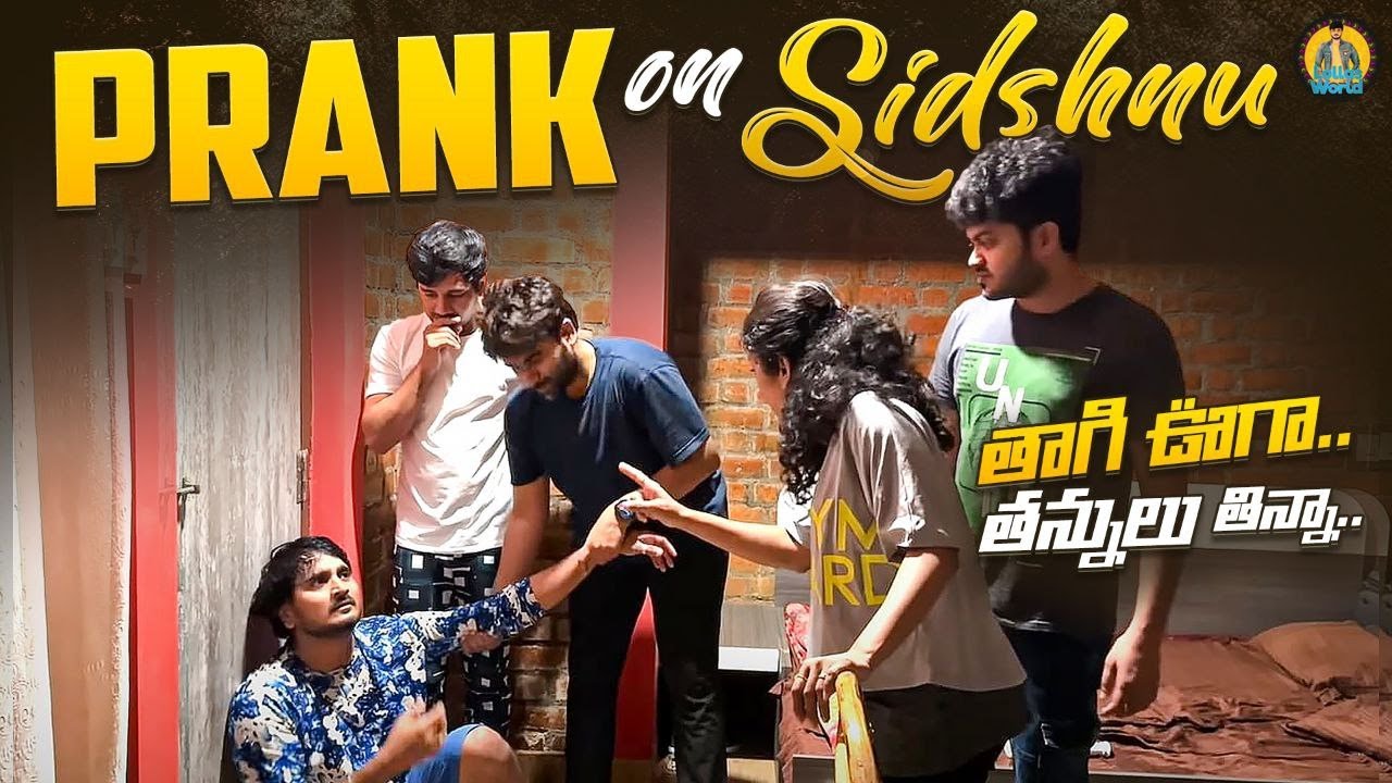Prank on Sidshnu తాగి ఊగా.. తన్నులు తిన్నా..😓| Lolla's World |