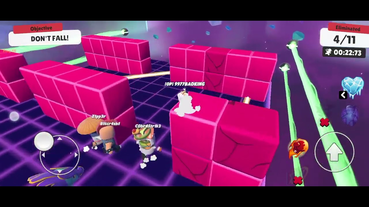 laser dash gameplay #stumbleguys 