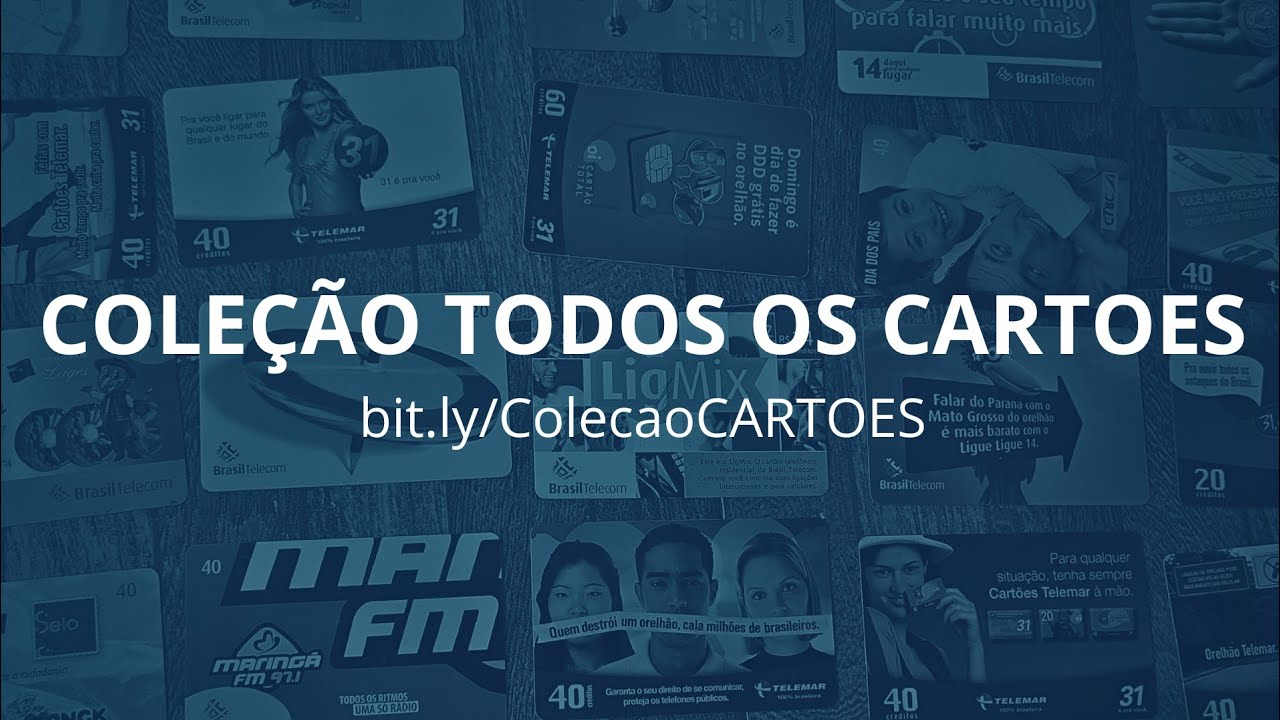 Coleção de Cartões telefônicos