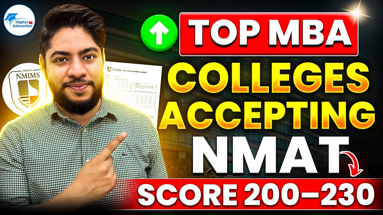 Best MBA Colleges That Accept NMAT Score in India  ROI Fees & Pack