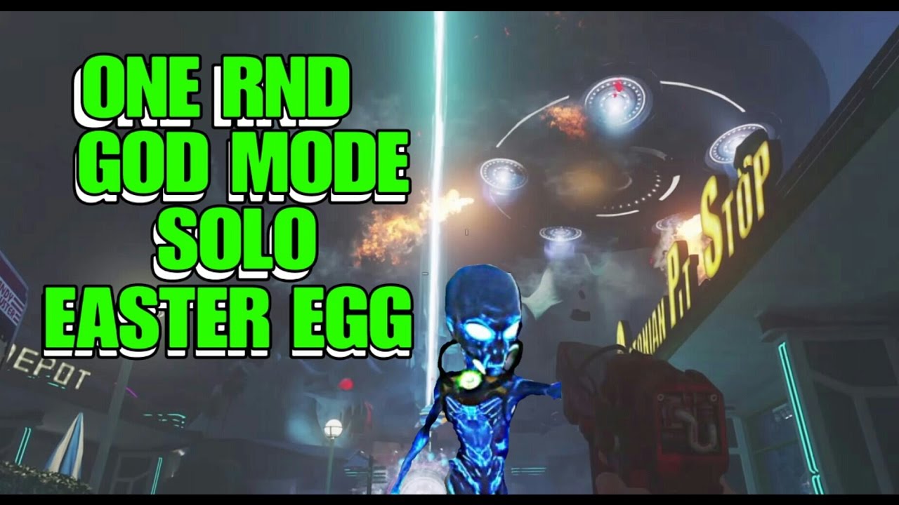 ZOMBIES SPACELAND GOD MODE ONE ROUND BOSS FIGHT!!!!