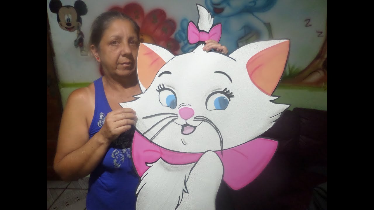 Gata Marie em E.V.A - 1 metro - Sandra Ciuffo