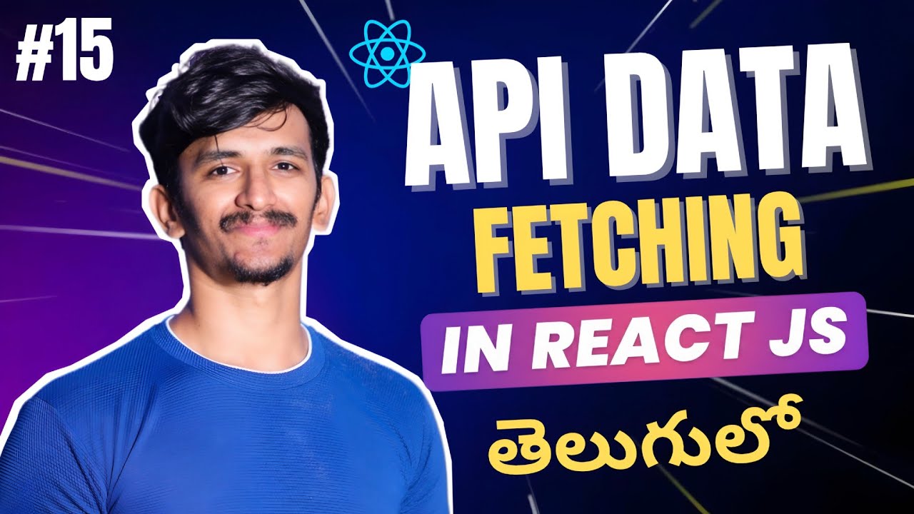 API Data Fetching in React in Telugu 🔥 | useEffect & Fetch API Step-by-Step 