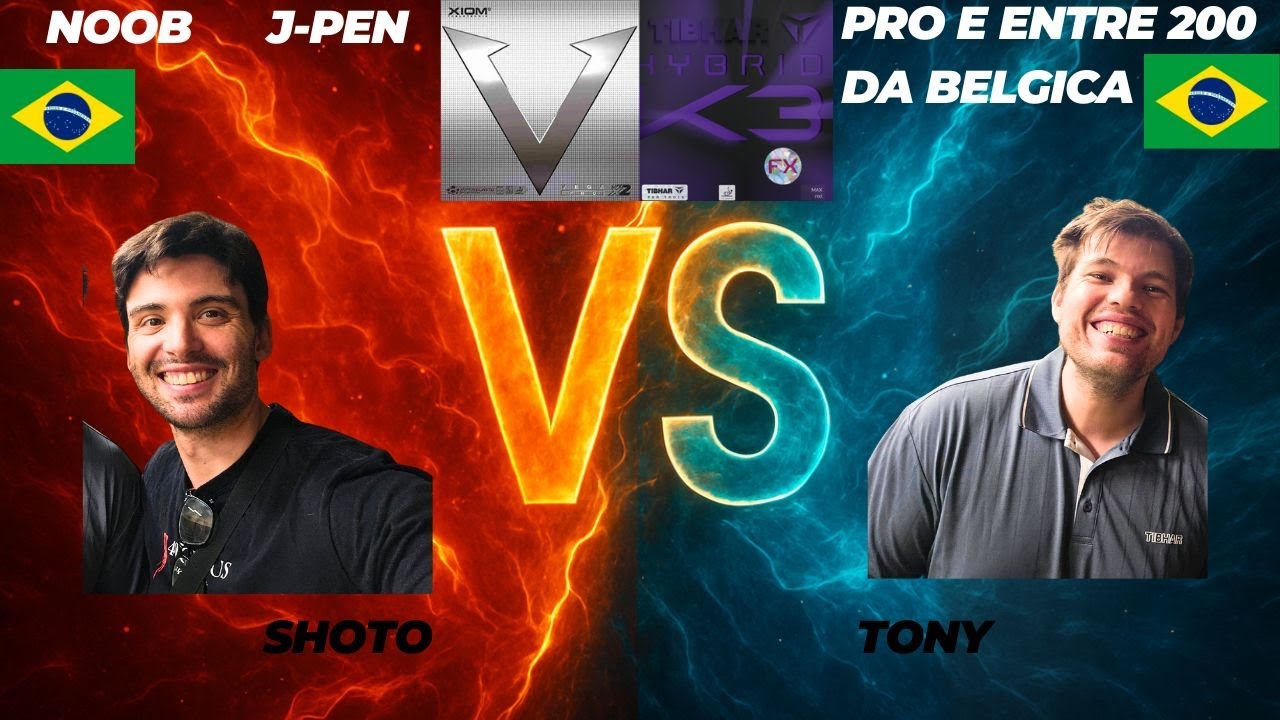 Antes do Show do Calderano: Joguei Mais um Partidaço Contra o Tony! 🏓🔥(Partida Comentada)