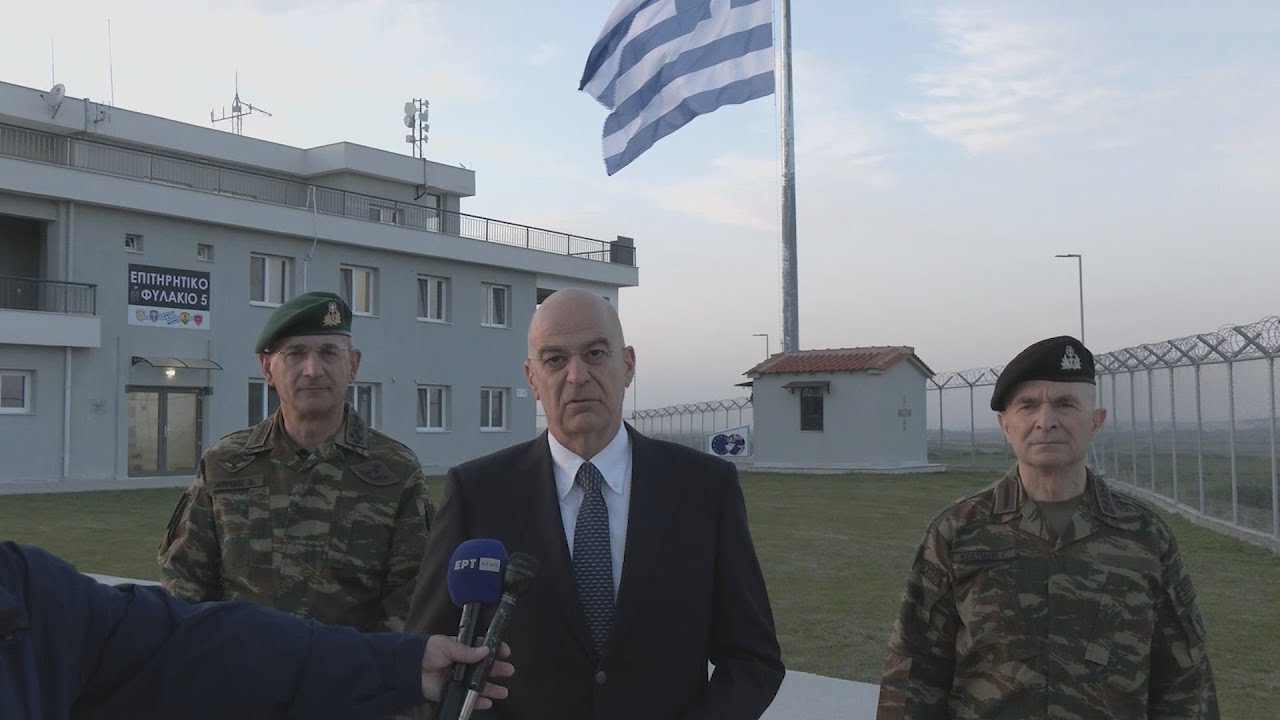 Επίσκεψη Υπουργού Εθνικής Άμυνας Νίκου Δένδια σε Επιτηρητικό Φυλάκιο στον Έβρο και στην Ορεστιάδα