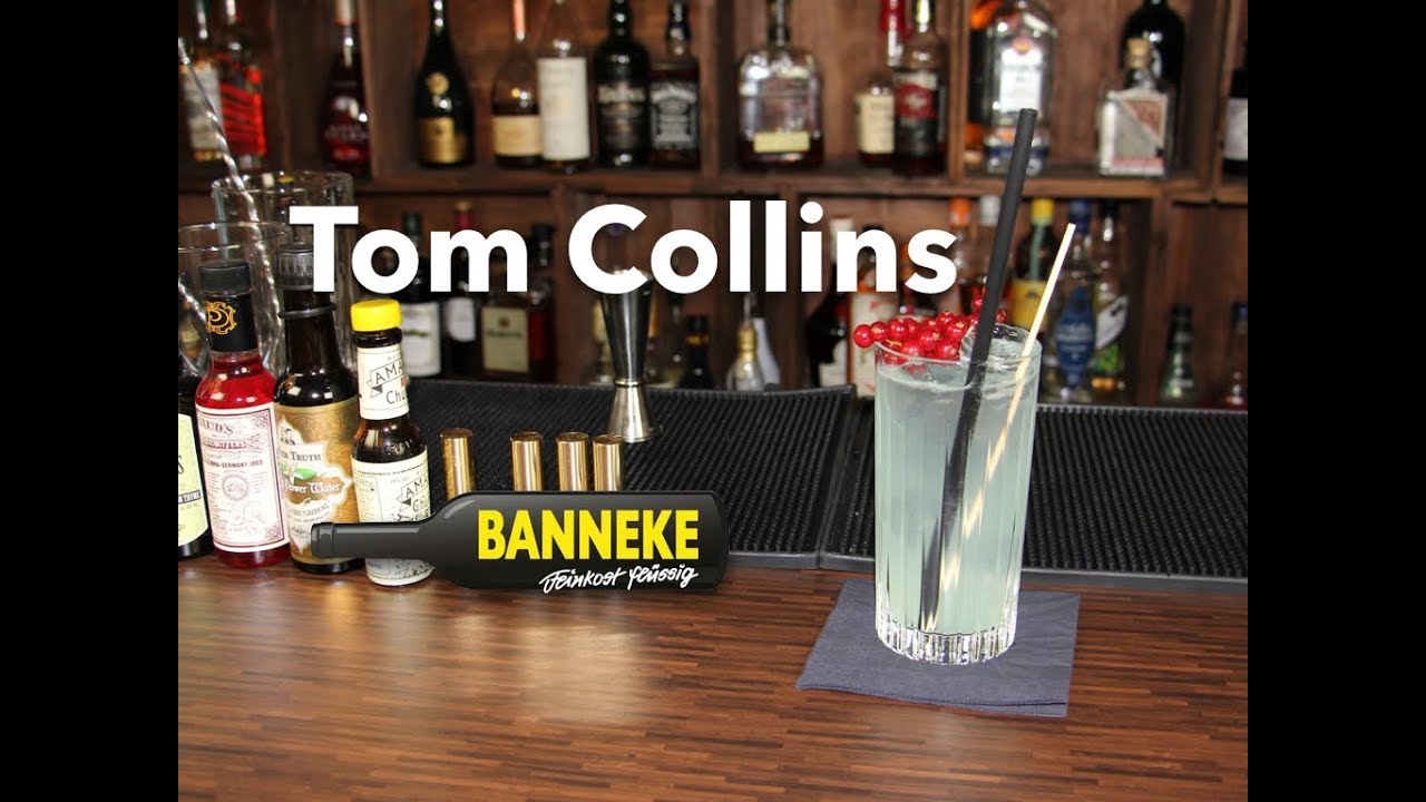 Tom Collins - Gin Cocktail selber mixen - Schüttelschule by Banneke