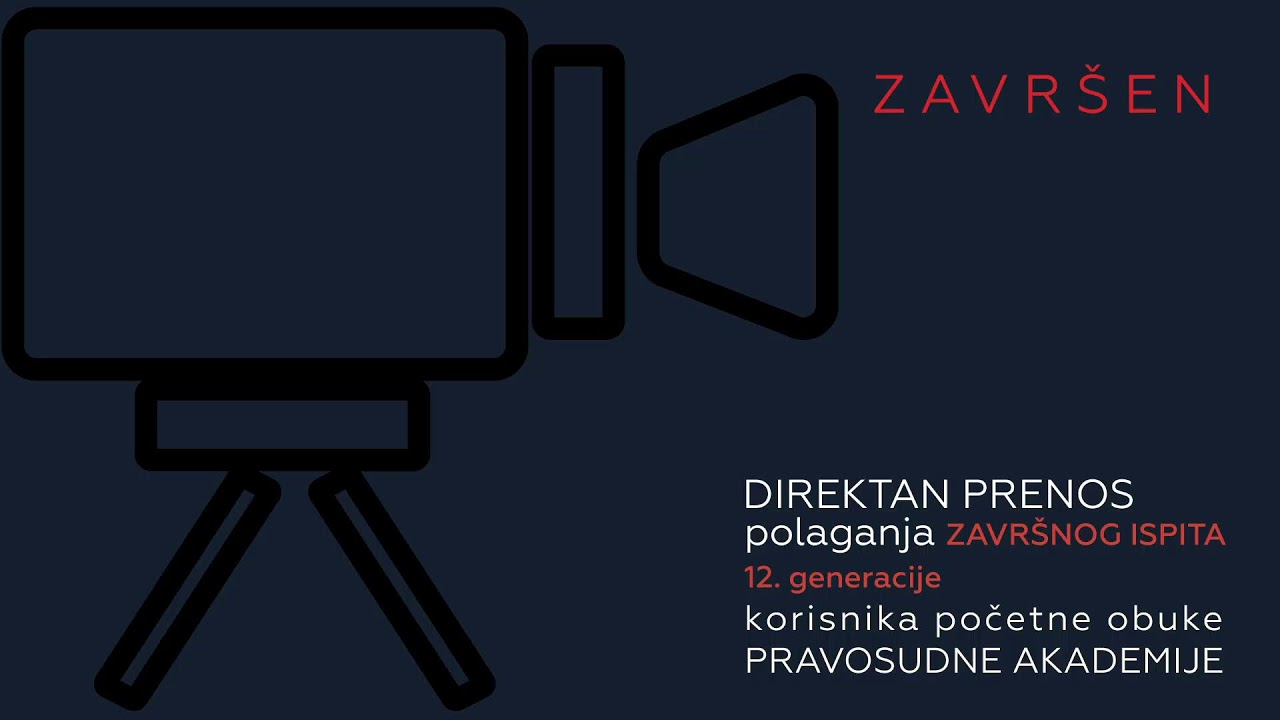 Beograd - Prvi dan polaganja završnog ispita XII generacije korisnika Pravosudne akademije