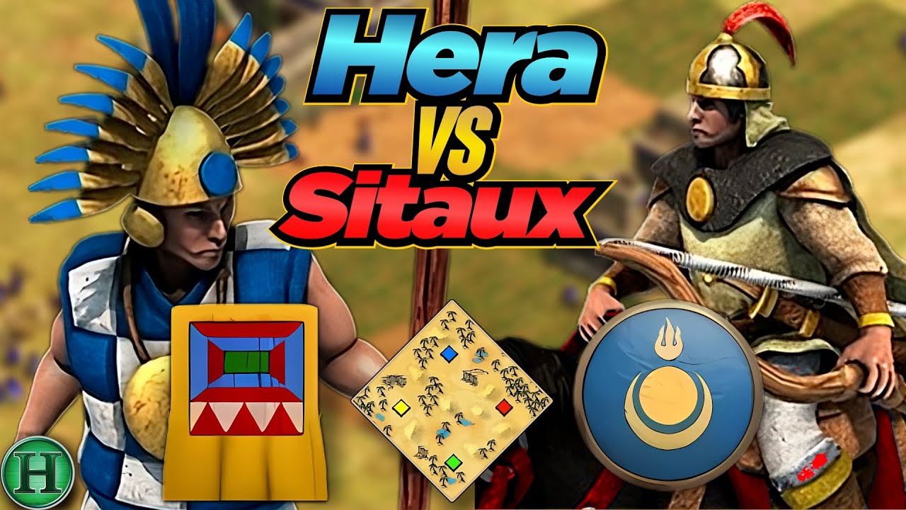 Incas vs Mongols | 1v1 Arabia | vs Sitaux | AoE2