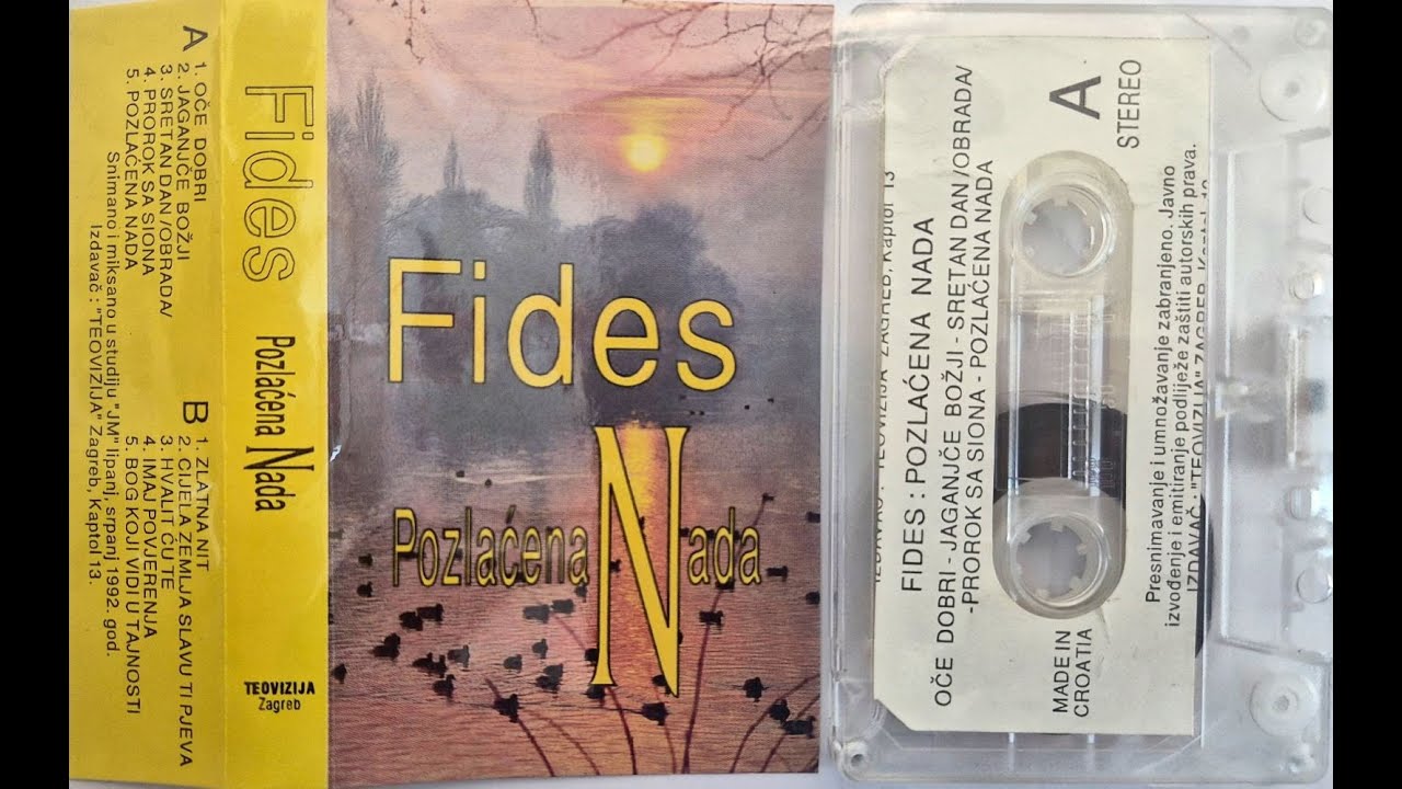 Fides ( vokal - Sanja Doležal / Čedo Antolić ) - Pozlaćena nada - hrvatske katoličke pjesme