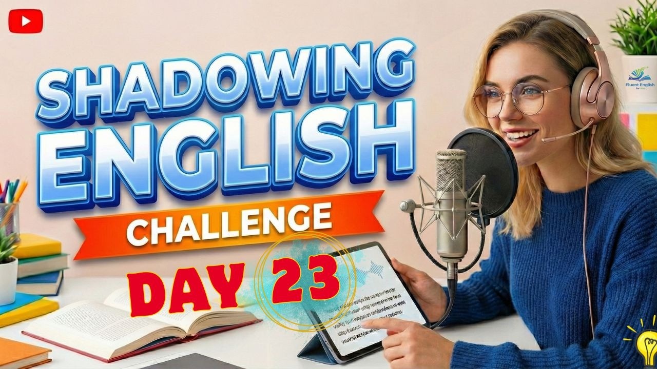 Day 23 - The Secret to Flawless Global Manners | Shadowing English Speaking Practice Challenge