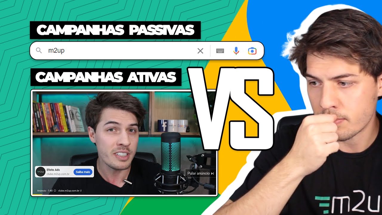 Tipos de campanhas do Gooogle Ads: PASSIVAS (Pesquisa) vs. ATIVAS (???)