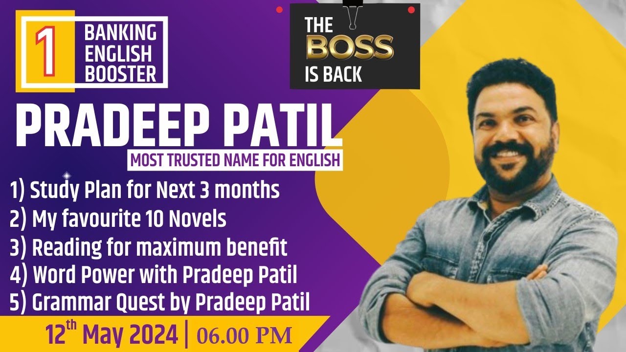 BANKING ENGLISH BOOSTER - 1 - PRADEEP PATIL