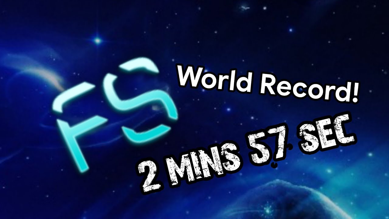 Fractal Space speedrun | World Record | 2min 57 secs