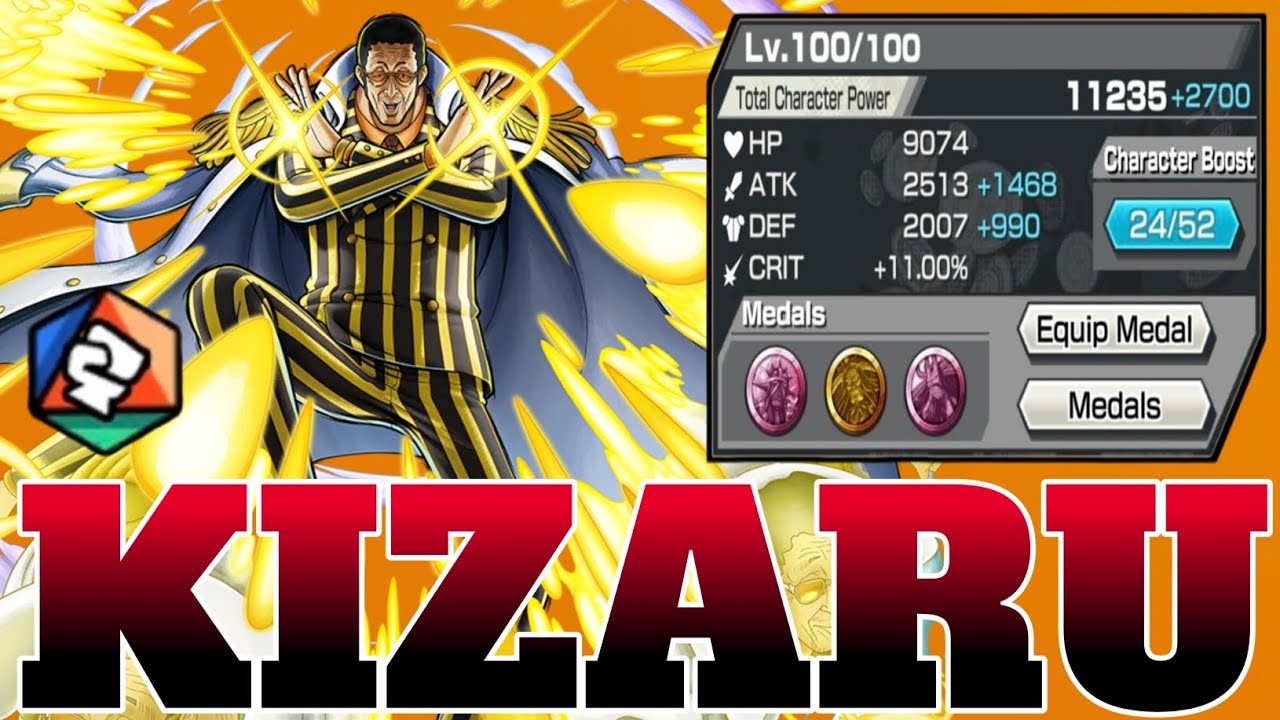 KIZARU GAMEPLAY | ONE PIECE BOUNTY RUSH | OPBR