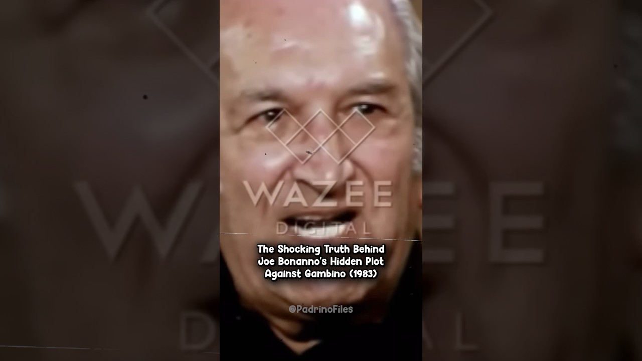 Joe Bonanno Hidden Plot againat gambino (1983) #bonannocrimefamily #crime #mafia #fyp