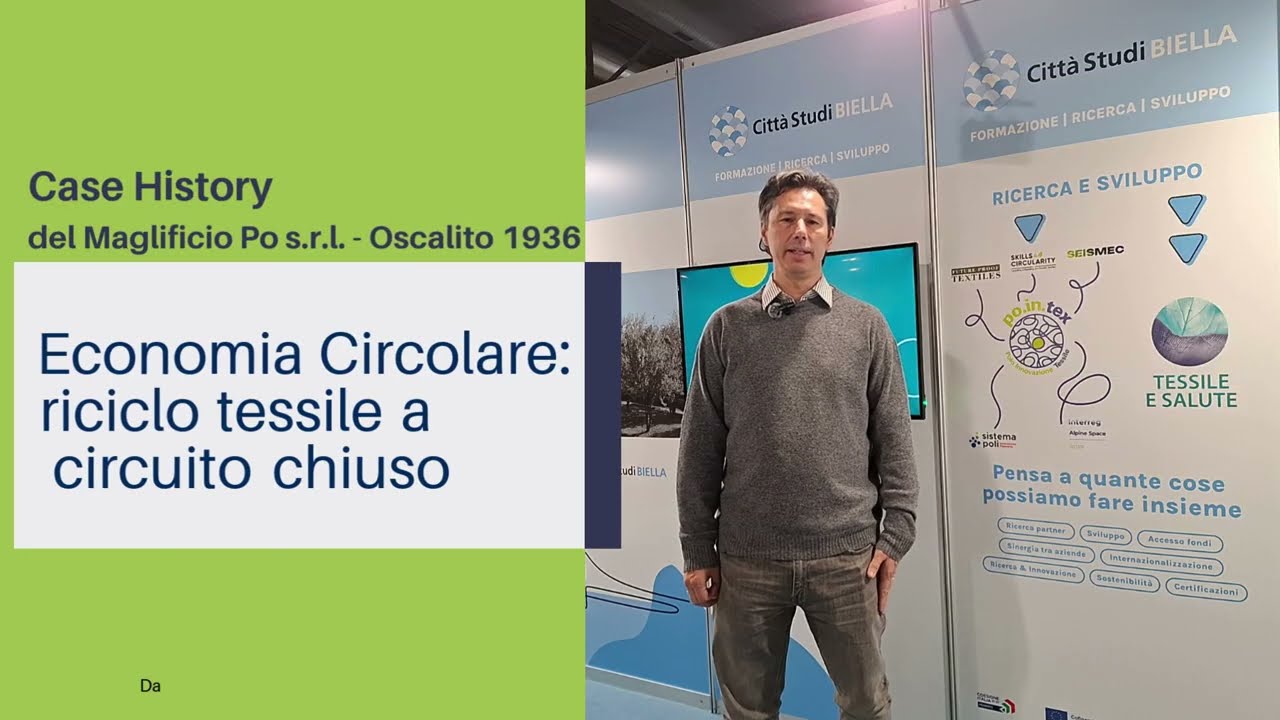 Economia Circolare: riciclo tessile a circuito chiuso