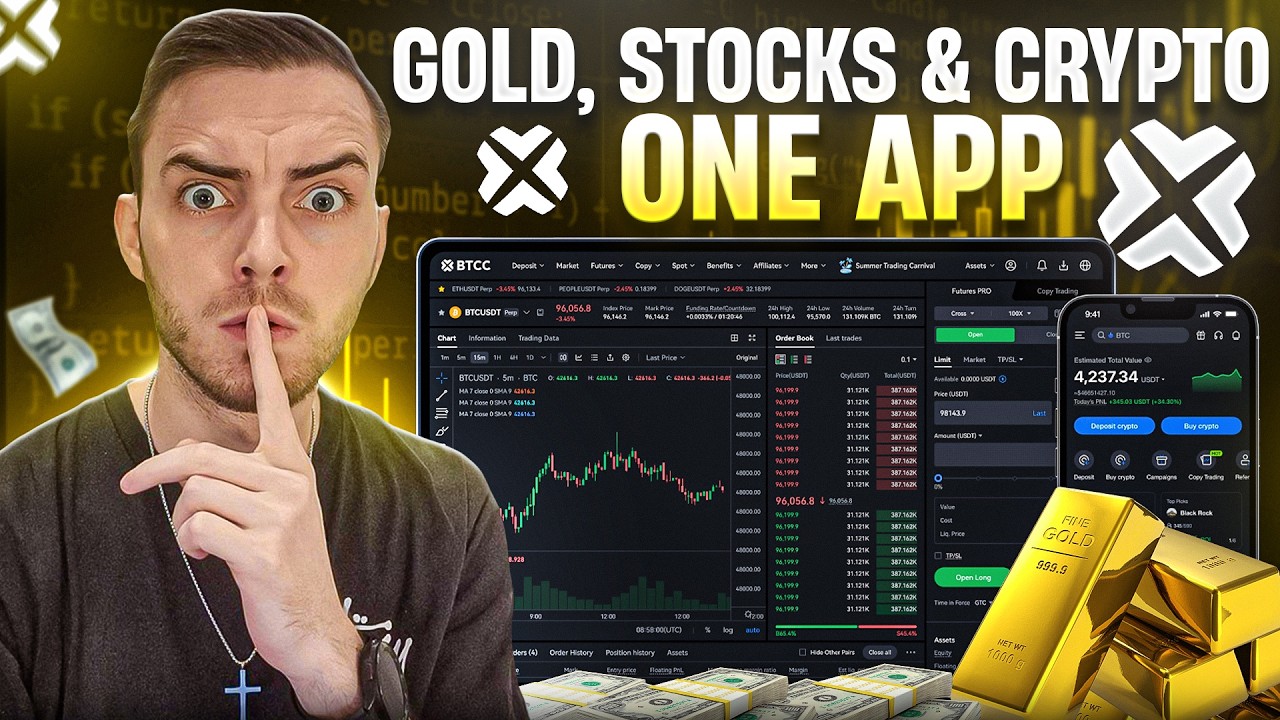 How to Trade Gold with USDT on BTCC TradFi (Step-by-Step Guide)