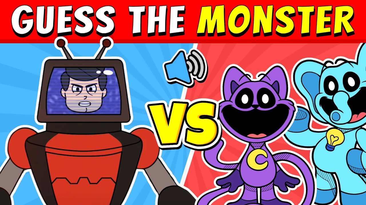👀🔊Guess The MONSTERS (Smiling Critter) By BODY PART and VOICE (Poppy Playtime Chart 3) Characters