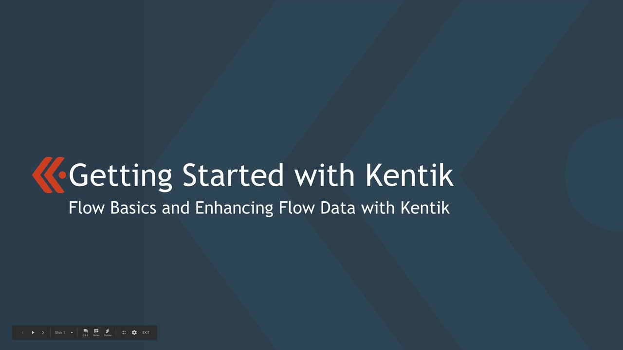 1A III - Getting Started with Kentik - Flow Basics (by Dustin Beare)