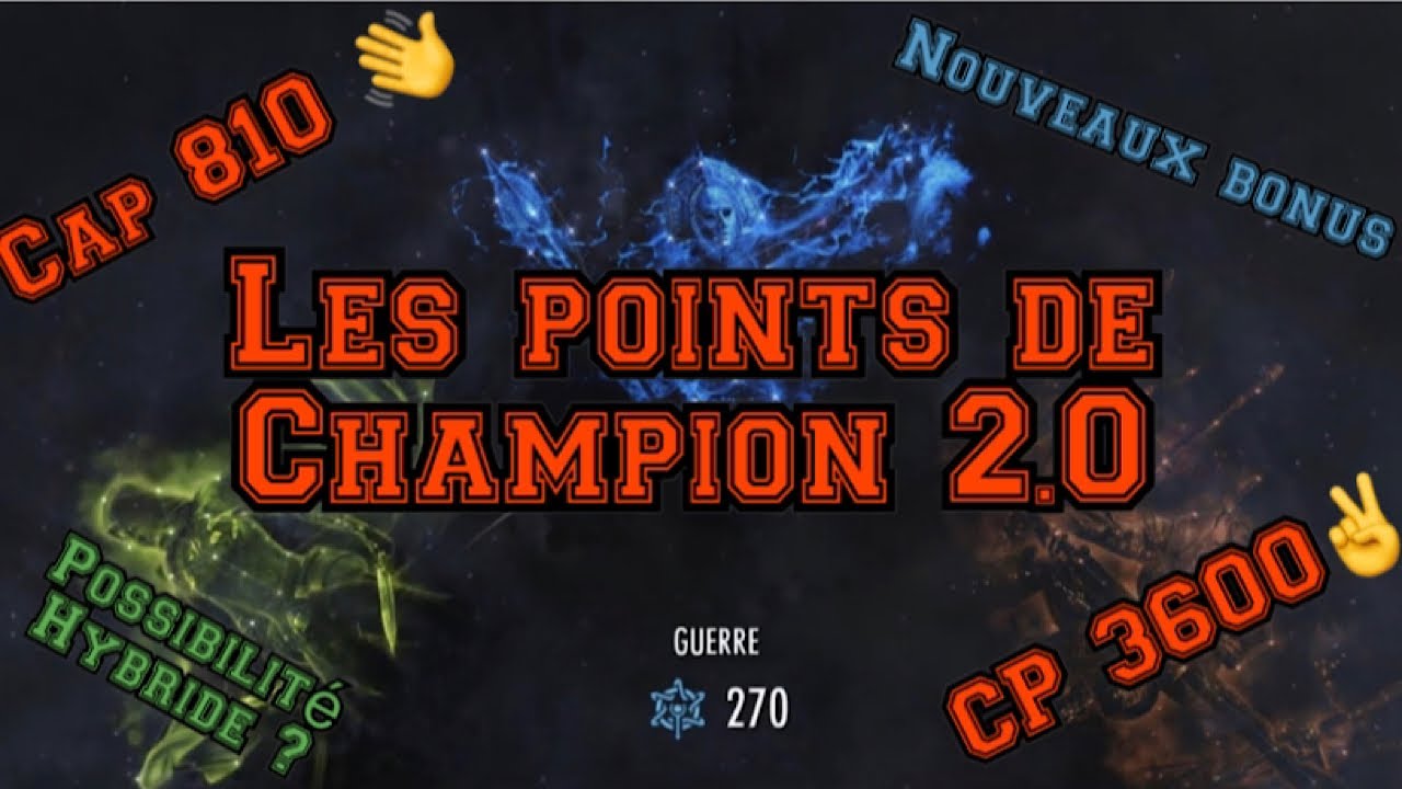 Un nouveau système de champion qui CARTONNE sur TESO - The Elder Scrolls Online