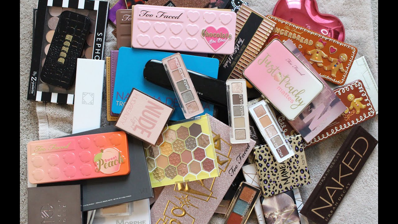 Eyeshadow Palette Declutter | Makeup Declutter 2020