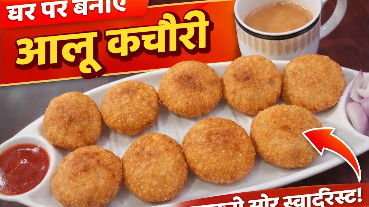 Aalu Kac  sawadist Recipe | Crispy Aalu Kachori Ghar Par Kaise Banaye | Aloo Kachori