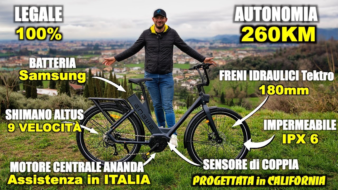 LA MIGLIORE Bici Elettrica con MOTORE CENTRALE ECONOMICA! Con componenti TOP 2024 ! ENGWE P275 ST