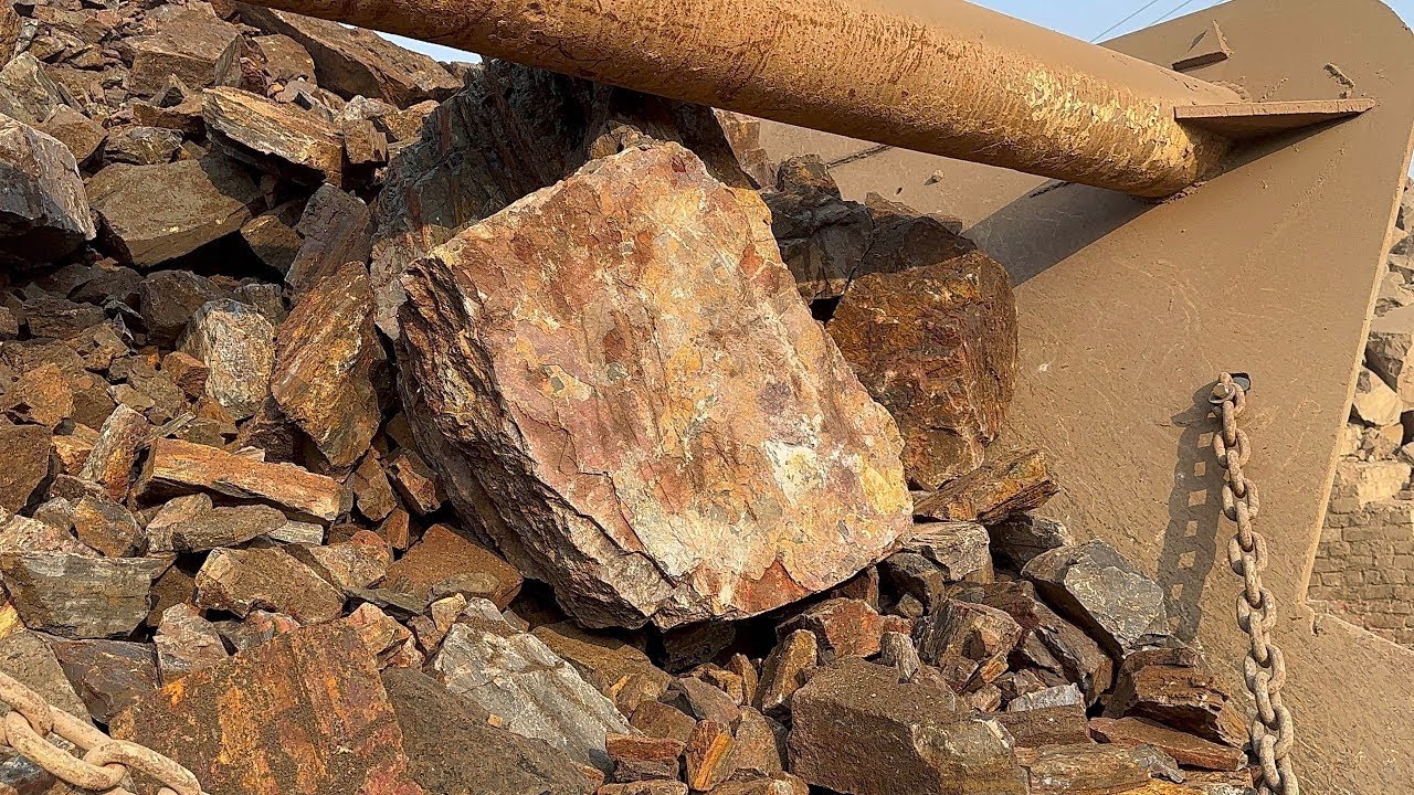 BIG ROCK 🪨 Crusher Machine - FULL Powerfull Process A Giant in Action-Big Rock Crushing#asmrvideo 