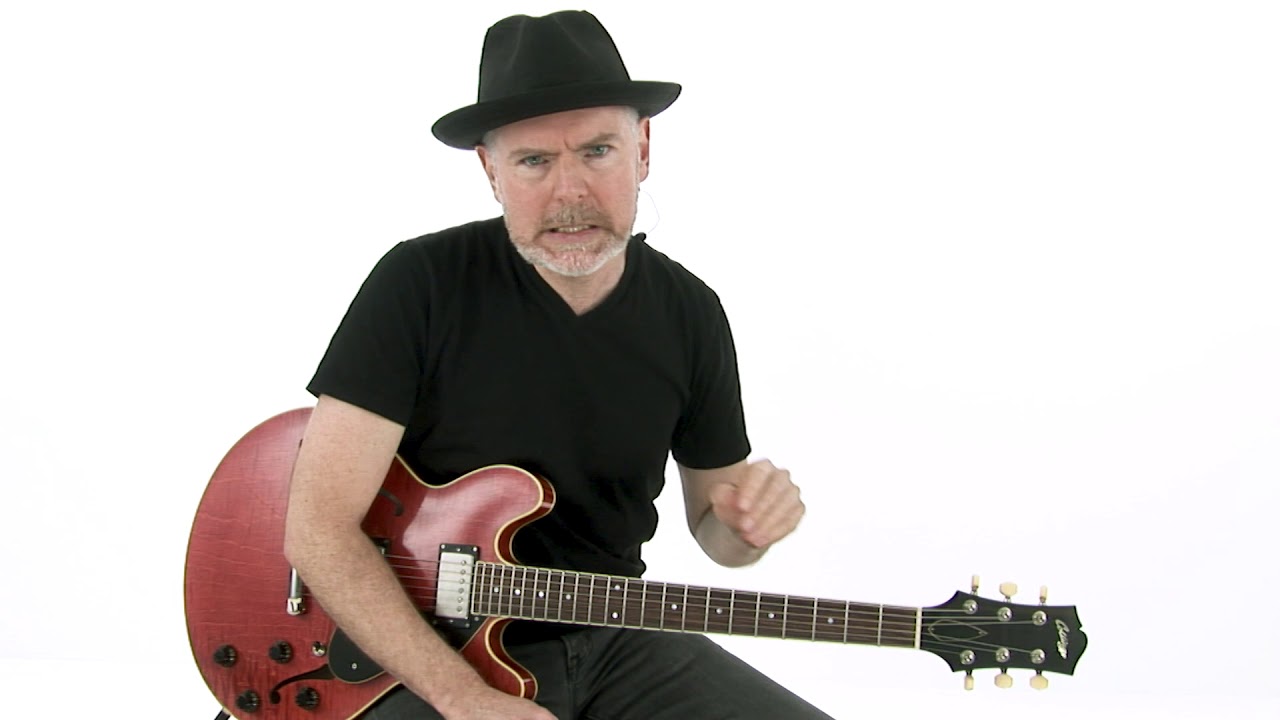 Blues Comping Guitar Lesson - Level 3: Breakdown - Jeff McErlain