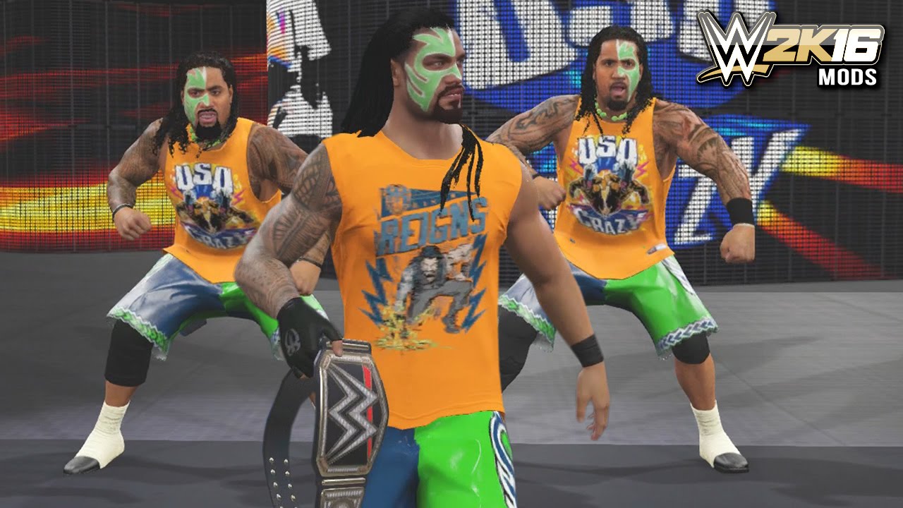 WWE 2K Mods - Roman Reigns Joins the Usos