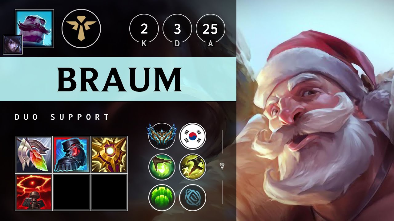 Braum Support vs Elise - KR Challenger Patch 25.21