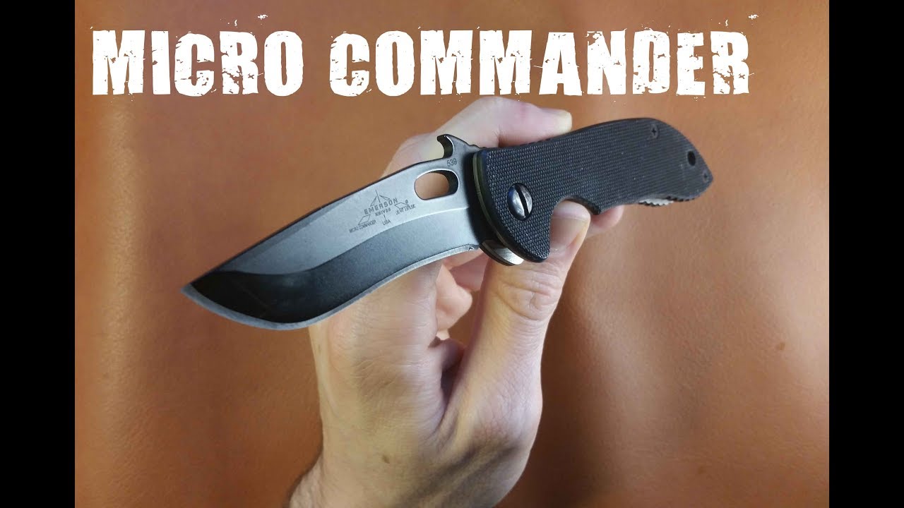 Emerson Micro Commander Knife Review