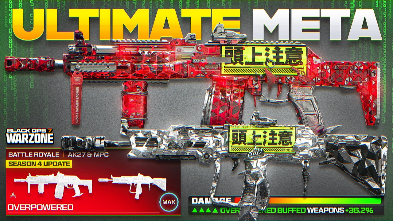 #1 ULTIMATE META LOADOUT for Warzone BO7! (Season 4 Meta Loadouts)