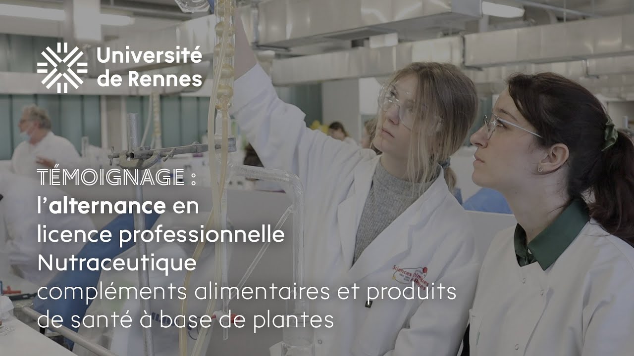 Témoignage : la licence professionnelle Nutraceutique en alternance