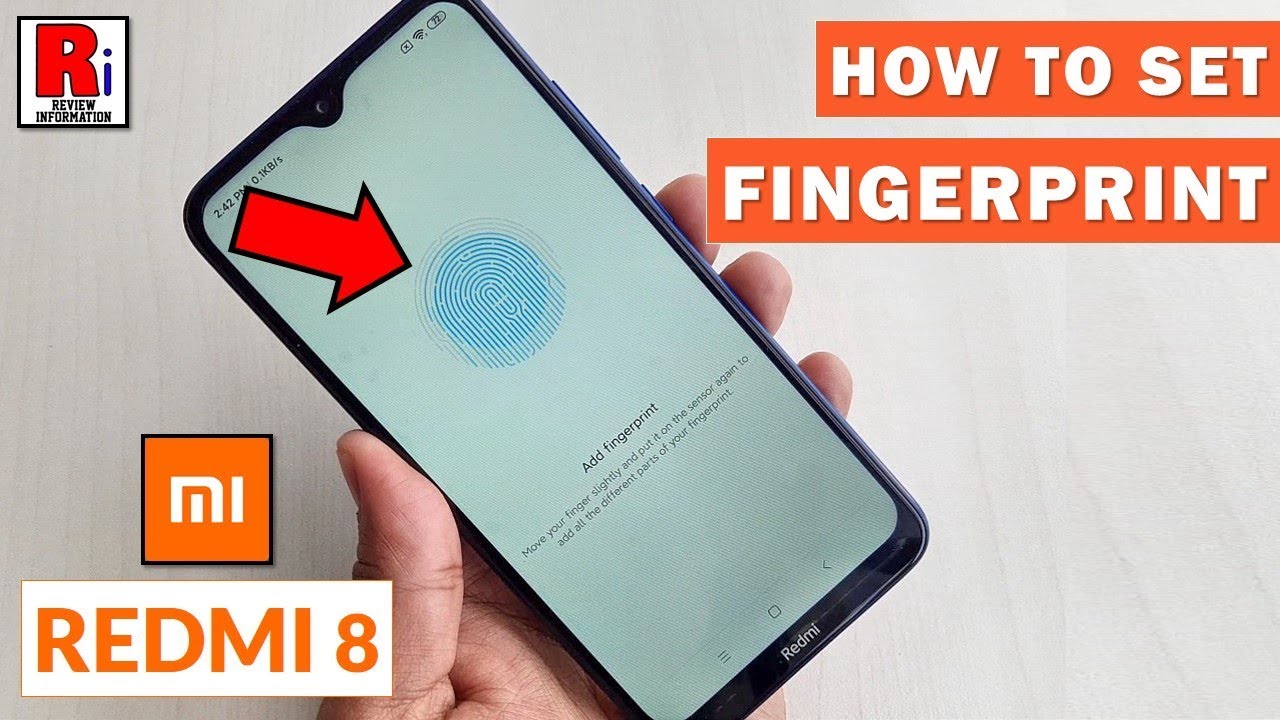 How To Set / Remove Fingerprint In Xiaomi Redmi 8