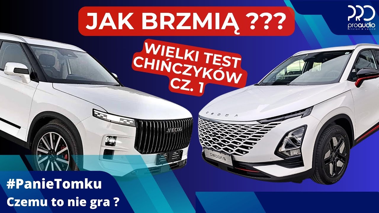 Wielki test chińskich audio - Omoda 5 vs Jaecoo 7.Jak brzmi chińskie car audio ? Część 1