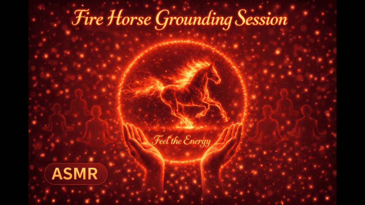 ASMR Grounding Session 🔥 Fire Horse Energy | Ignite Your Path for the New Year ✨💥