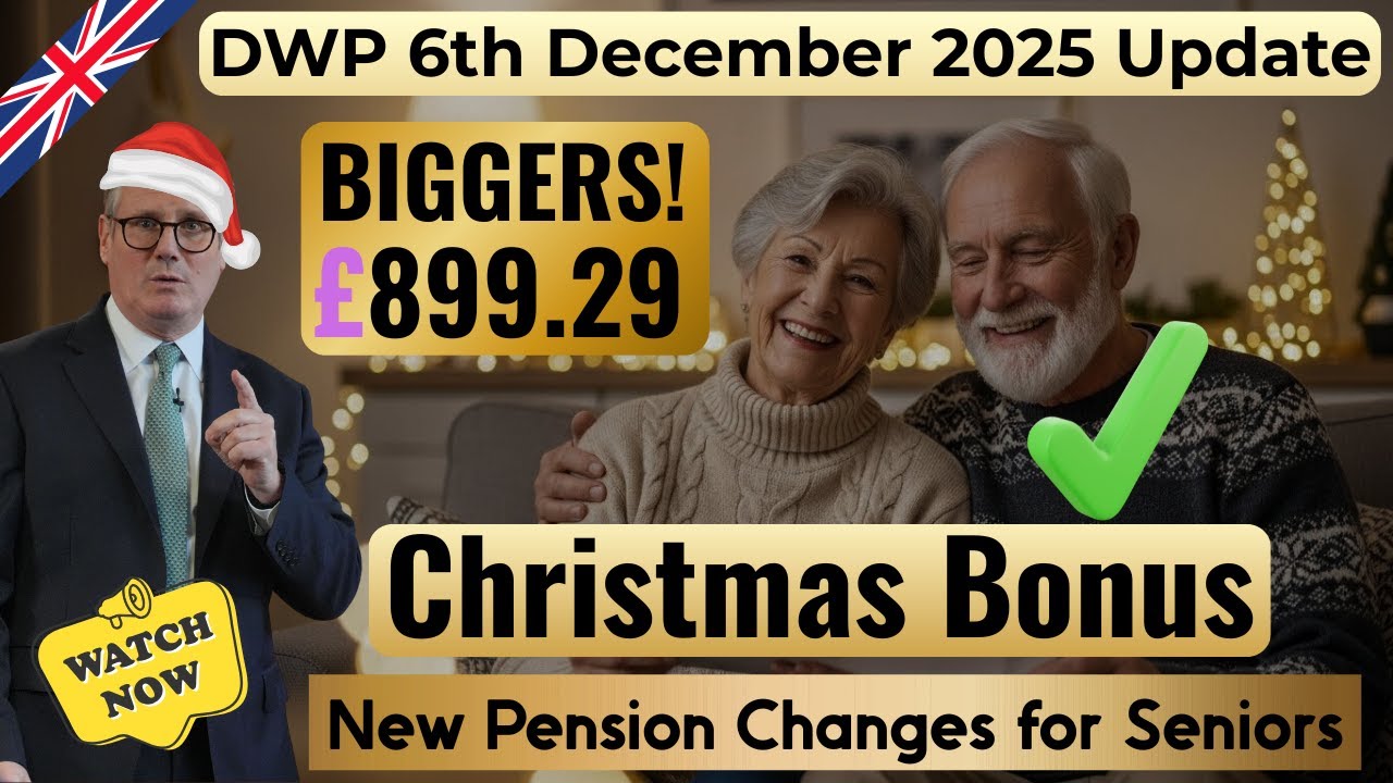🎄💷 UK Pension Update 2025: New December Payments, Christmas Bonus Boost & Big Changes for Seniors! 🔔
