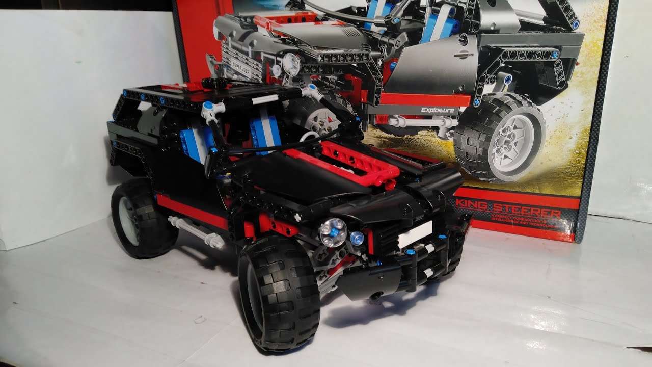 обзор внедорожника Decool 3341 из лего техник