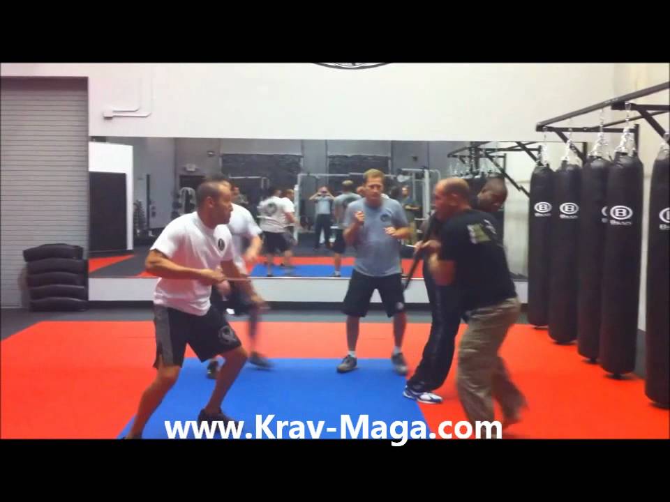 Krav Maga demonstration: Eyal Yanilov (KMG) demonstrates a Multiple Attacker Scenario