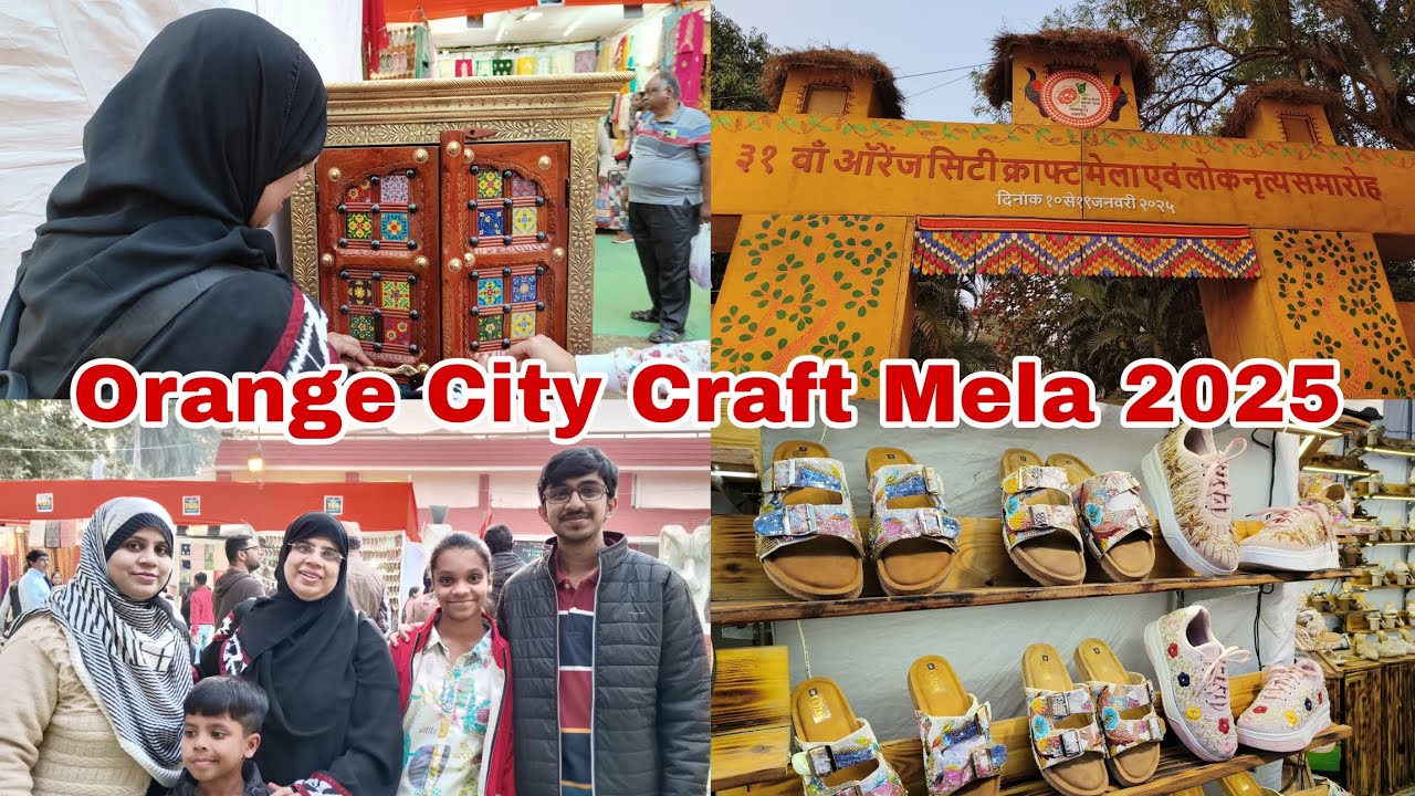 Orange City Craft Mela 2025 ✨ Organised Dawat in unique style 😍 My First Vlog of 2025 #vlog