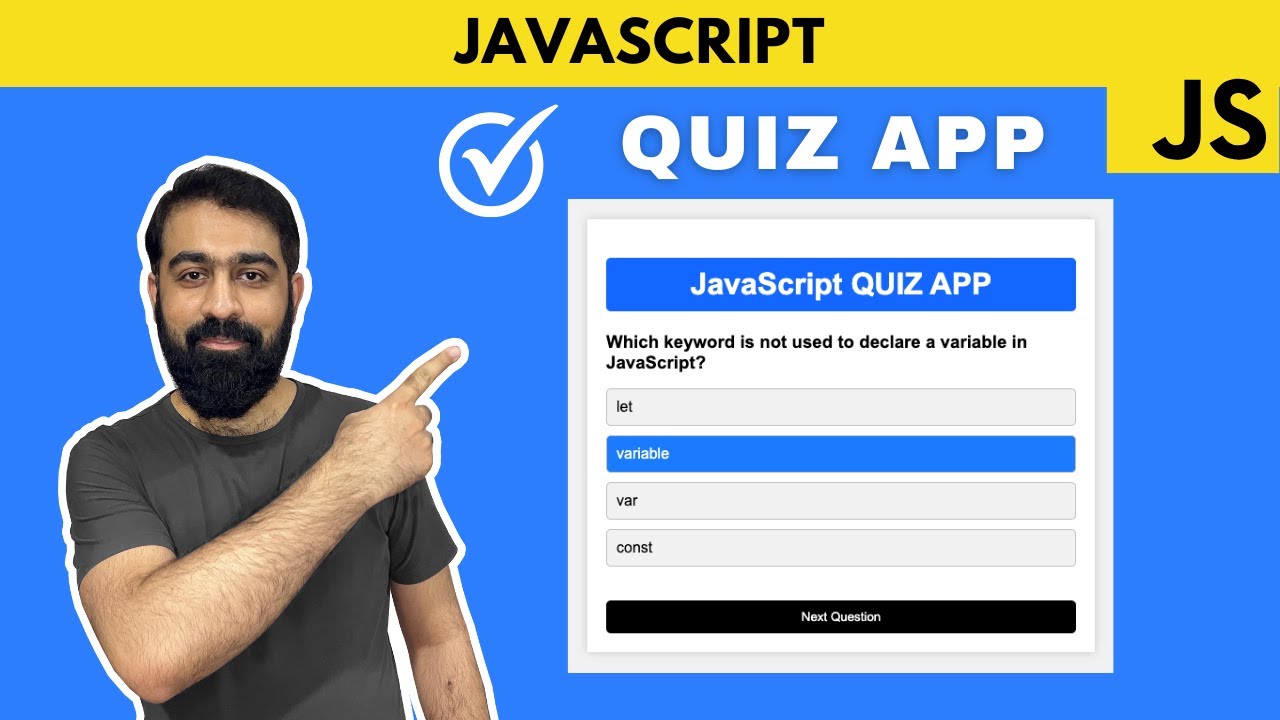 Разработать приложение-викторину с использованием HTML, CSS и JavaScript