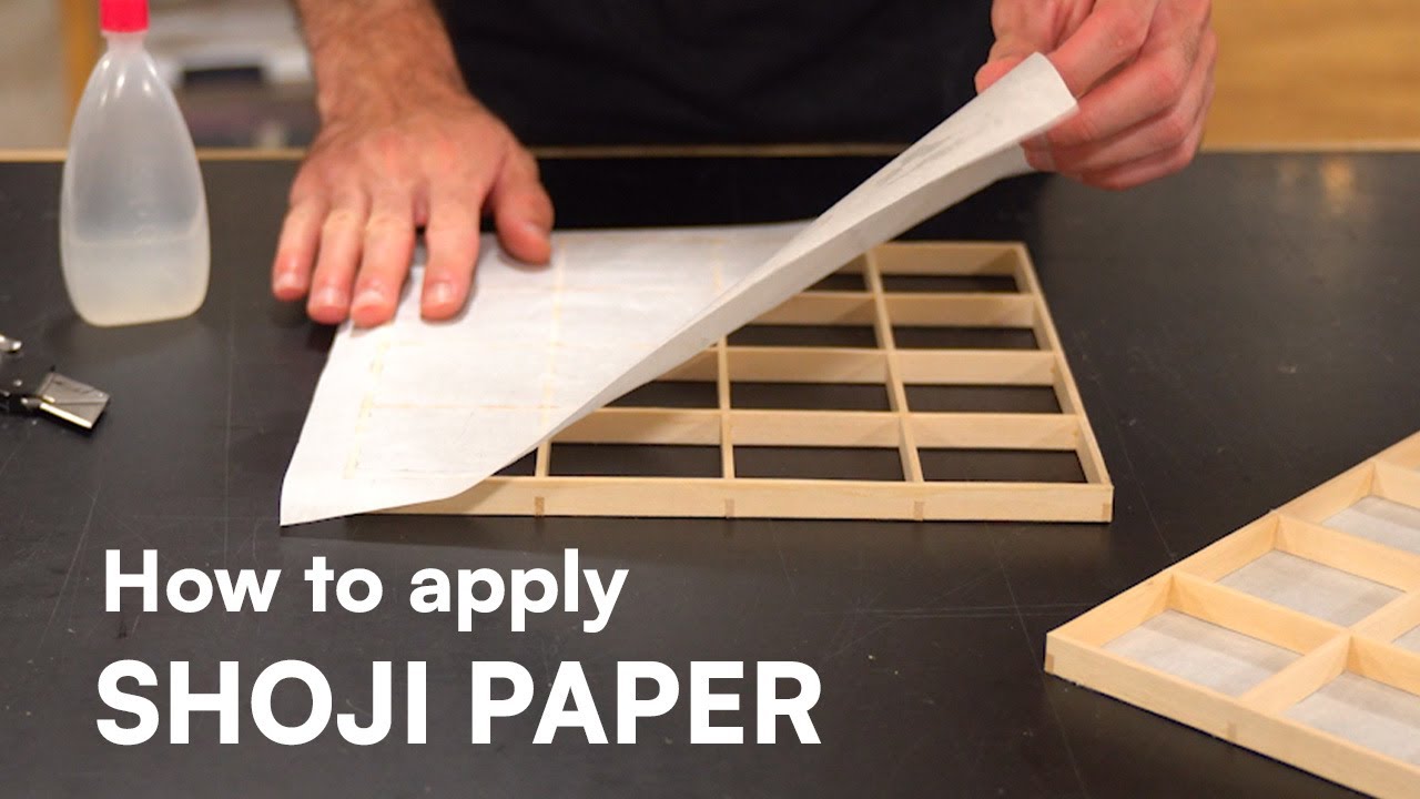 How to Apply Shoji Paper to Kumiko | Traditional & Modern Techniques