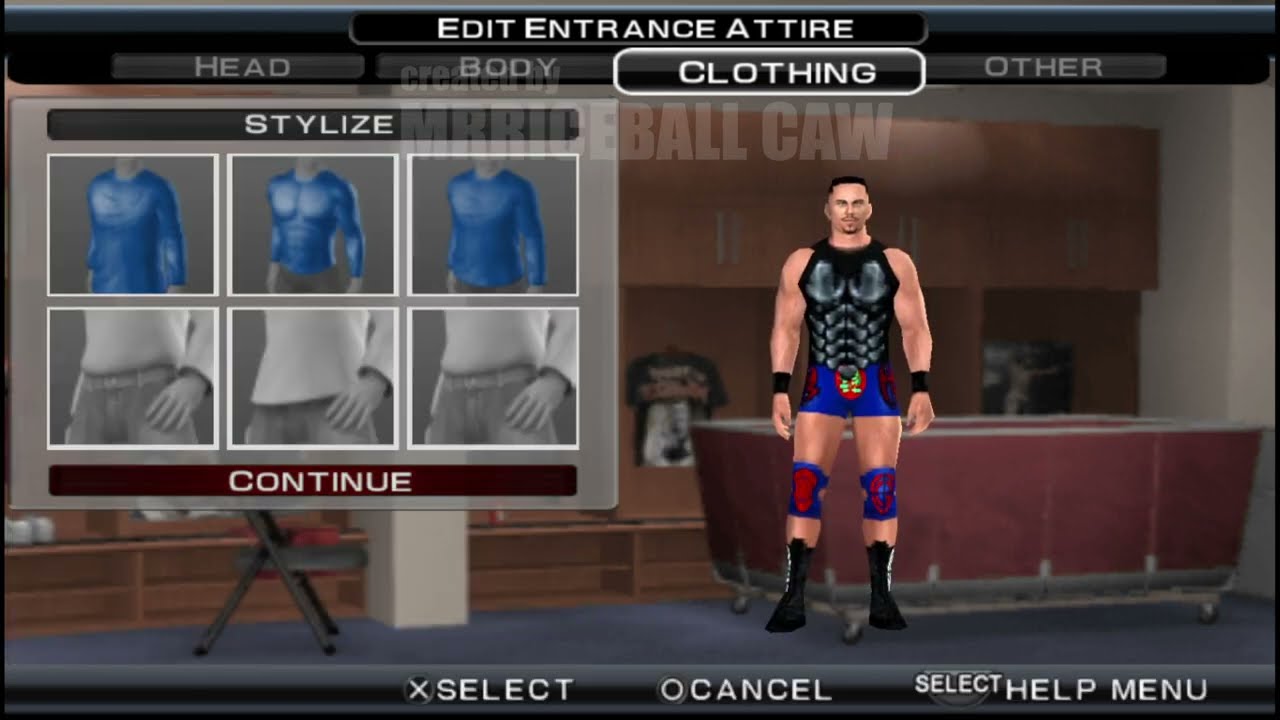 Austin Theory CAW Formula 2022 Blue Attire | SVR2011 CAW PS2 PSP MRRICEBALL CAW FORMULA